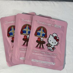 Creme Shop Hello Kitty Confection Perfection Mask (3) Hyaluronic Acid Cacao